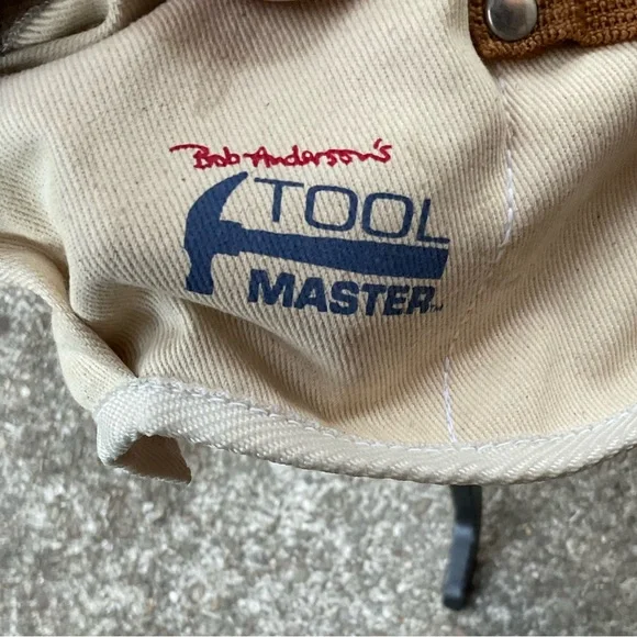 Bob Anderson Tool Master tool belt cream cotton canvas like new